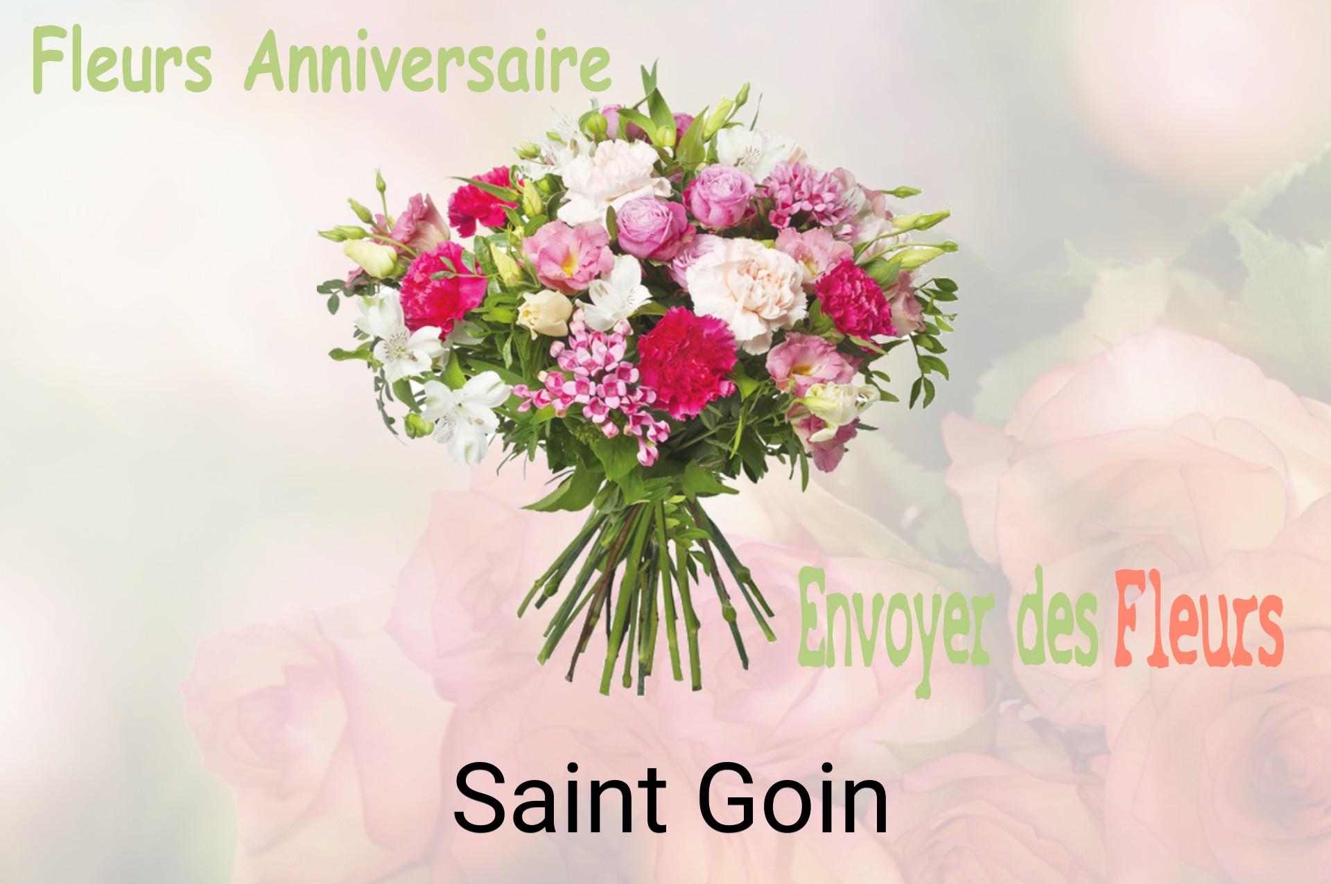 Bouquet de fleurs d’anniversaire livré à Saint-Goin