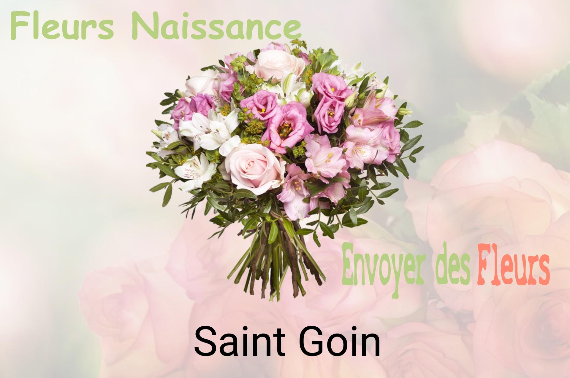 Bouquet de fleurs de naissance livré à Saint-Goin